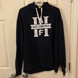 HAF Skate & Tattoo hoodie, men’s XL, dark navy